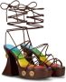 ETRO High Heel Sandals Brown Dames - Thumbnail 2