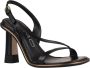 ETRO Zwarte Lamsskin Vierkante Neus Sandalen Black Dames - Thumbnail 2