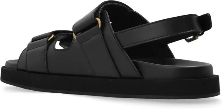 ETRO Leren sandalen Black Heren