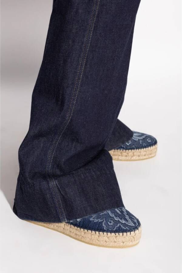 ETRO Platform espadrilles Blue Dames