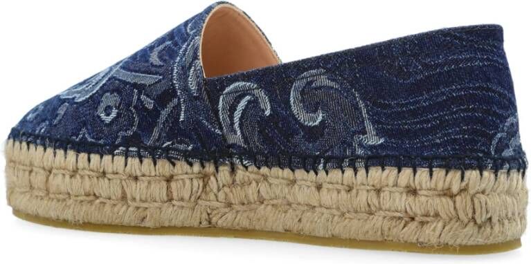 ETRO Platform espadrilles Blue Dames