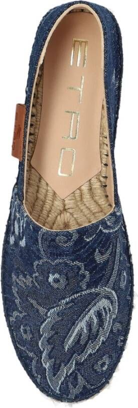 ETRO Platform espadrilles Blue Dames