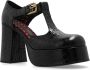 ETRO Zwarte Krokodillenprint Mary Jane Plateau Sandalen Black Dames - Thumbnail 9