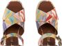 ETRO Witte platform sandalen met zomerprint Multicolor Dames - Thumbnail 3