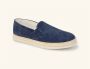 Exton Blauwe Suède Instaploafers Blue Heren - Thumbnail 2