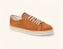 Exton Bruin Leren Elegant Lage Sneakers Brown Heren - Thumbnail 2