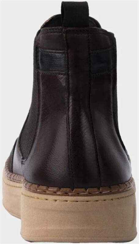 Exton Bruine Chelsea Boots Brown Heren