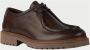 Exton Bruine Leren Casual Schoenen Brown Heren - Thumbnail 2