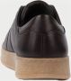 Exton Bruine leren sneakers Ronde neus Vetersluiting Brown Heren - Thumbnail 4