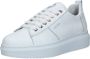 Exton Dames Leren Lage Sneakers White Dames - Thumbnail 2