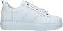 Exton Dames Leren Lage Sneakers White Dames - Thumbnail 3