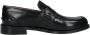 Exton Heren Loafer Leren Comfortabele Zool Black Heren - Thumbnail 3