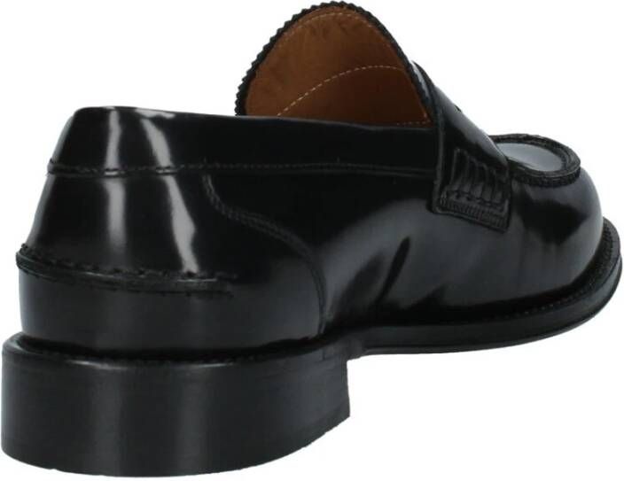 Exton Heren Loafer Leren Comfortabele Zool Black Heren