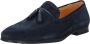 Exton Heren Loafer Suède Rubberen Zool Blue Heren - Thumbnail 2