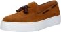 Exton Heren Loafer Suède Rubberen Zool Brown Heren - Thumbnail 2