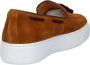 Exton Heren Loafer Suède Rubberen Zool Brown Heren - Thumbnail 4