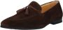 Exton Heren Loafer Suède Rubberen Zool Brown Heren - Thumbnail 2