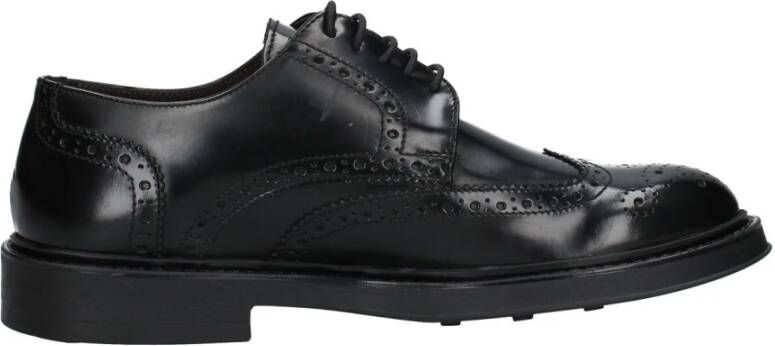 Exton Heren Veterschoenen Black Heren