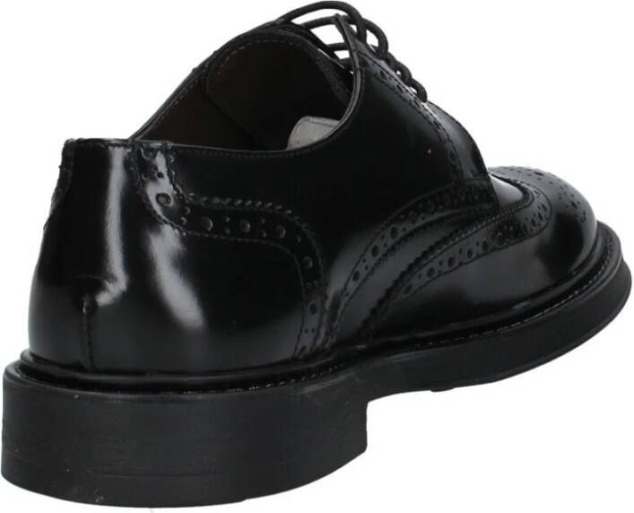 Exton Heren Veterschoenen Black Heren