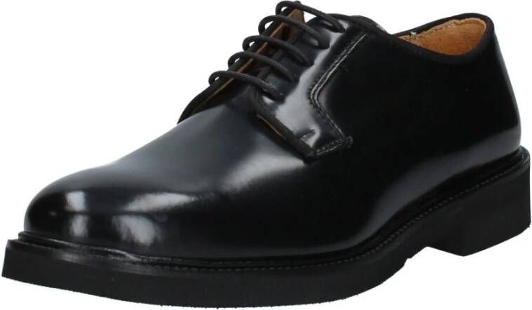 Exton Heren Veterschoenen Black Heren