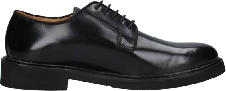 Exton Heren Veterschoenen Black Heren