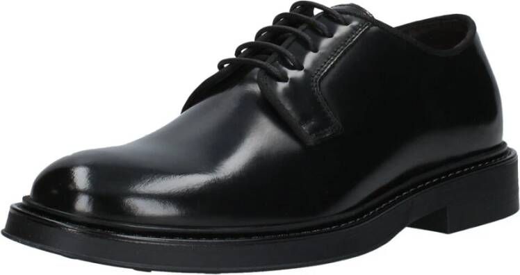 Exton Heren Veterschoenen Black Heren