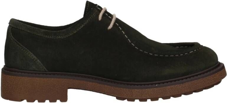 Exton Heren Veterschoenen Green Heren