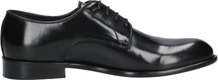 Exton Heren Veterschoenen Klassiek Model Black Heren