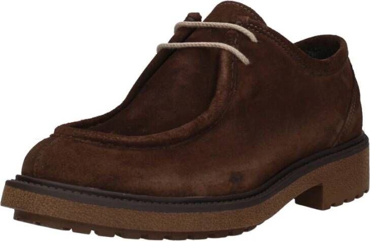 Exton Heren Veterschoenen Klassieke Stijl Brown Heren