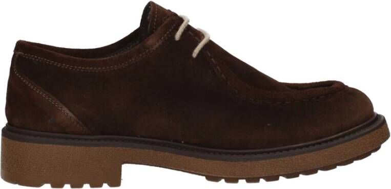 Exton Heren Veterschoenen Klassieke Stijl Brown Heren