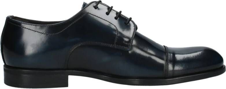 Exton Heren Veterschoenen Verhogen Stijl Blue Heren