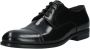 Exton Leren Veterschoenen Black Heren - Thumbnail 2