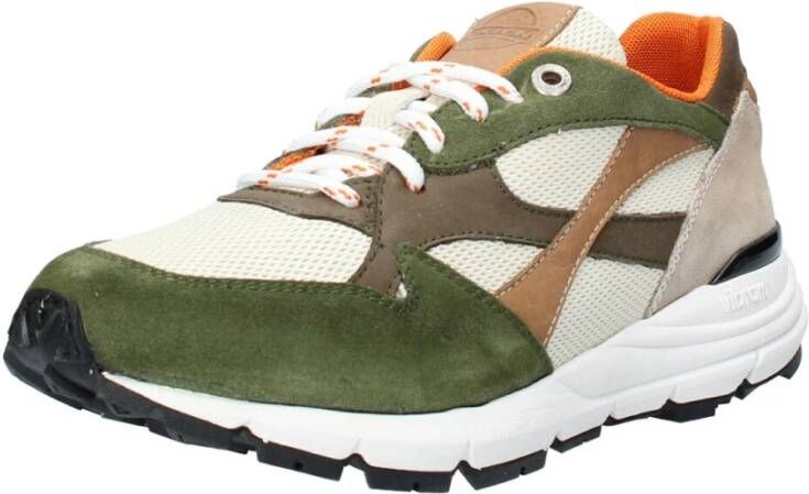 Exton Leren vetersneakers Multicolor Heren