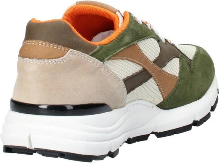 Exton Leren vetersneakers Multicolor Heren