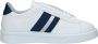 Exton Moderne Leren Sneakers White Heren - Thumbnail 3