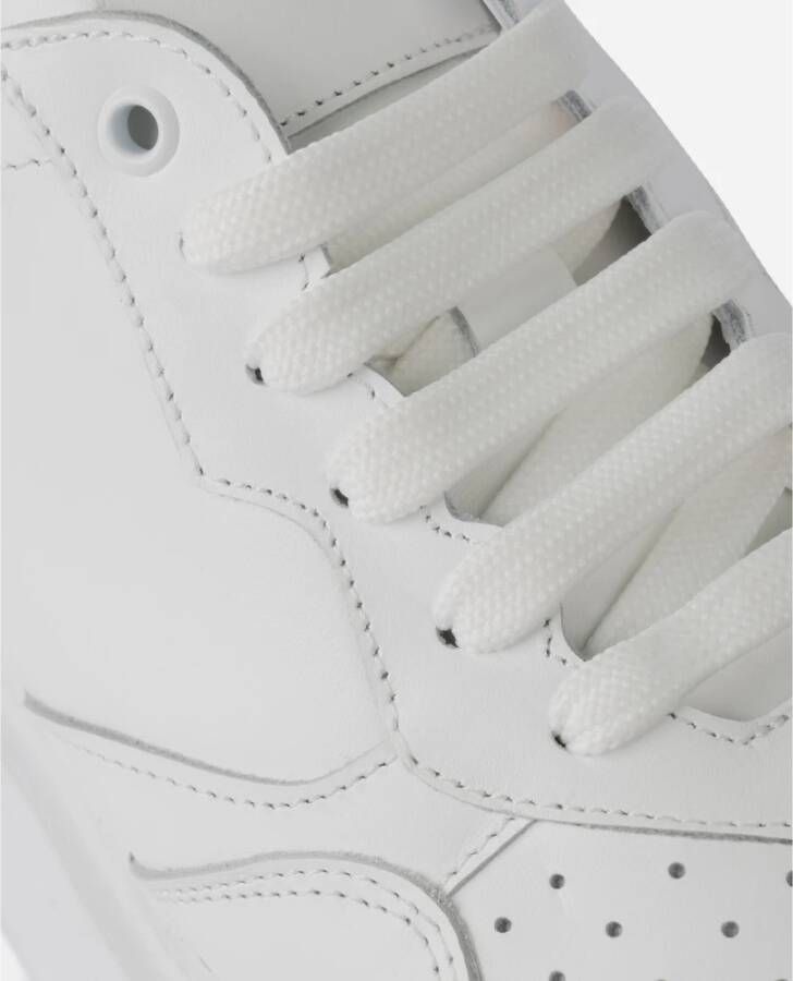 Exton Witte Leren Lage Sneakers White Heren