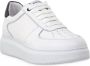 Exton Witte Nappa Leren Schoenen White Heren - Thumbnail 2