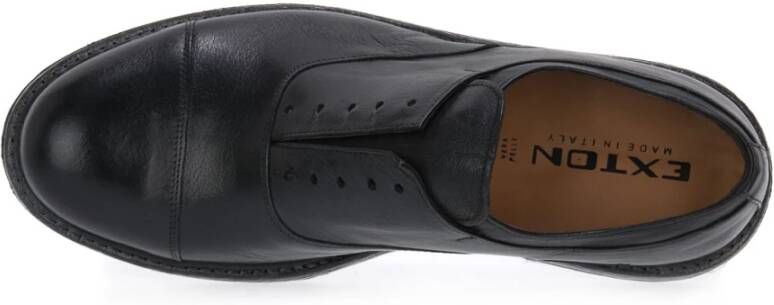 Exton Zachte Zwarte Stijlvolle Schoenen Black Heren