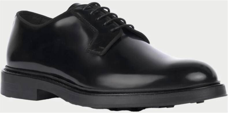 Exton Zwarte elegante herenschoenen Black Heren