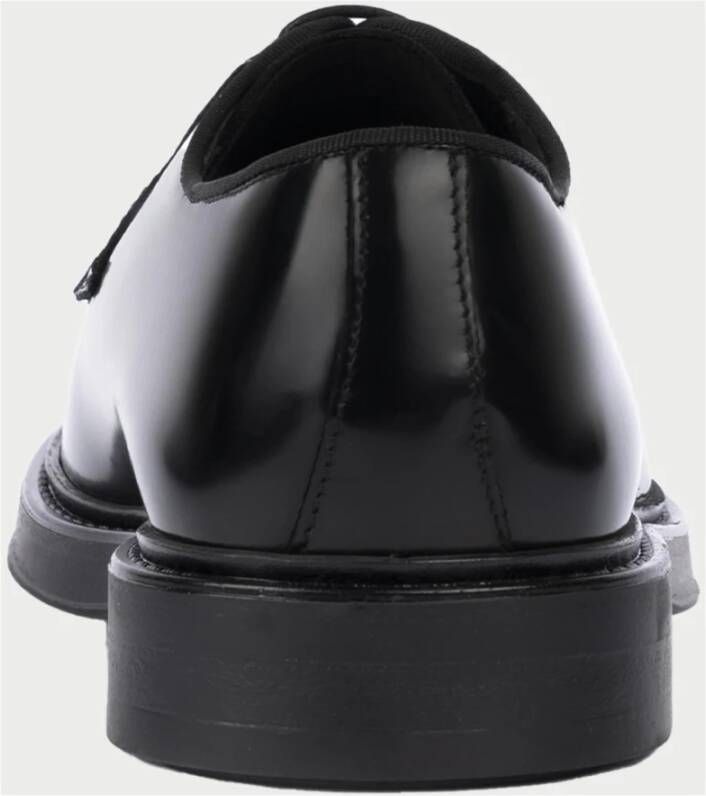 Exton Zwarte elegante herenschoenen Black Heren