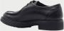 Exton Zwarte Leren Casual Schoenen Ronde Neus Black Heren - Thumbnail 3