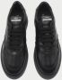 Exton Zwarte Leren Lage Sneakers Black Heren - Thumbnail 2