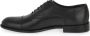 Exton Zwarte Leren Schoenen Black Heren - Thumbnail 3