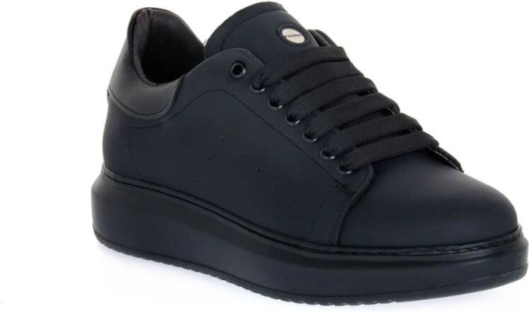 Exton Zwarte Rubberen Schoenen Black Heren