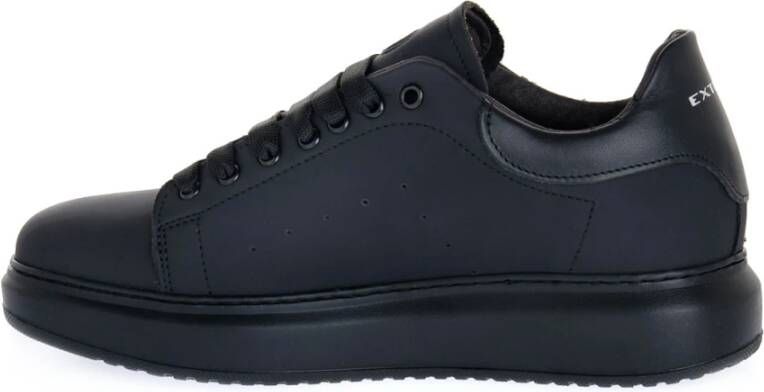 Exton Zwarte Rubberen Schoenen Black Heren