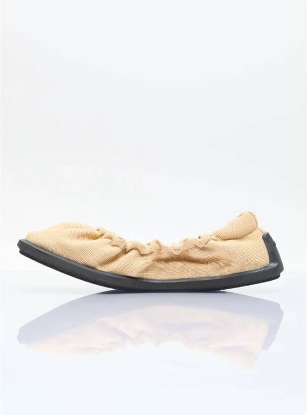 Eytys Canvas Ballerina Flats Ronde Neus Beige Dames