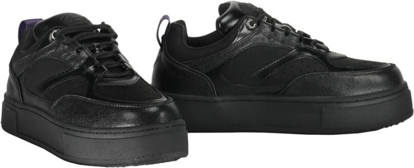 Eytys Leren Platform Sneakers Black Heren