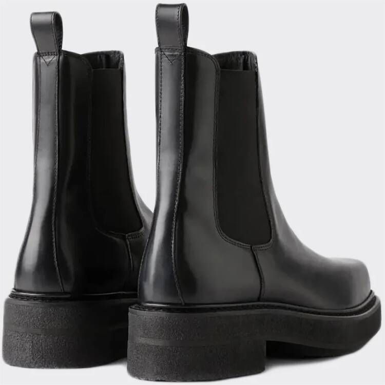 Eytys Zwarte Leren Ortega II Laarzen Black Heren