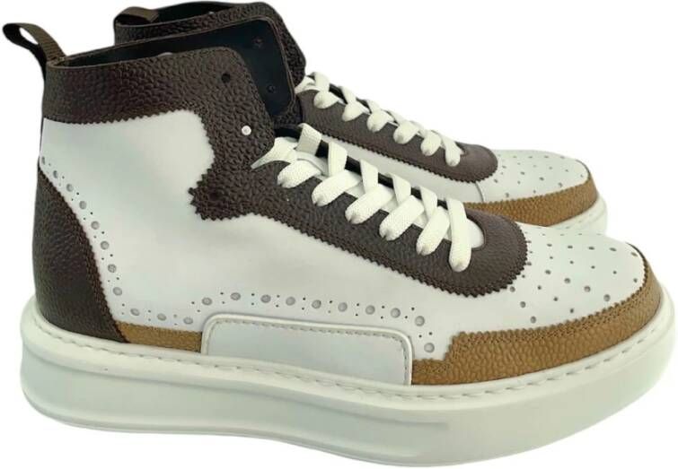 Fabi Casual Sneakers voor Mannen en Vrouwen White Heren