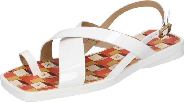 Fabi Dames Sandalen van Lakleer White Dames